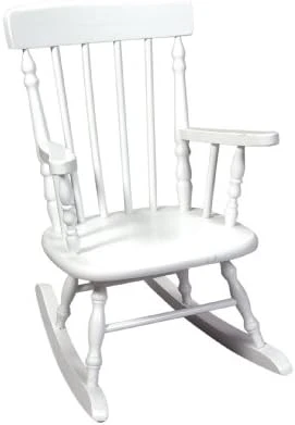 Gift Mark Children's Spindle Rocking Chair, Cherry 10 Gift Mark Children's Spindle Rocking Chair, Cherry - Image 10
