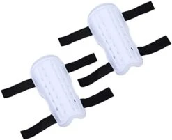 GRIRIW 1 Pair Exercise Equipment Girl Soccer Ball Adjustable Straps Breathable Shin Guards Boy Shin Guards Sports Leg Protector Shin Pads Sin Guard Soccer Protective Gear Leggings Blue -Best Furniture Store 31eha8J5 gL. AC