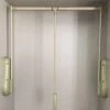 Pull Down Wardrobe Lift, Adjustable Closet Pull Down Rods Hanger For Hanging Clothes Soft-Close Clothes Storage Suitable For Wardrobe Interior Width,Khaki,33to45in