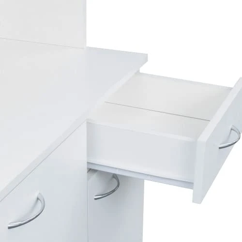 Kitchen Storage Cabinet, 70.87" Kitchen Freestanding Buffet Cabinet With Buffet Cupboard 6 Doors & 3 Shelves, Storage Cabinet Microwave Stand With Drawer For Home Kitchen (White) 5 Kitchen Storage Cabinet, 70.87" Kitchen Freestanding Buffet Cabinet With Buffet Cupboard 6 Doors & 3 Shelves, Storage Cabinet Microwave Stand With Drawer For Home Kitchen (White) - Image 5