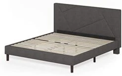 Judy Upholstered Platform Bed Frame, Full & 8 Inch Foam And Spring Mattress/CertiPUR-US Certified Foams/Mattress-in-a-Box, Full -Best Furniture Store 31fTjFpZ4LL. AC