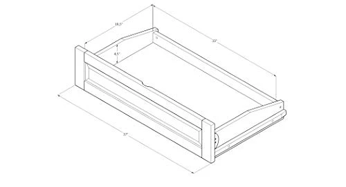 Kodiak Furniture Monterey Futon Set With Storage Drawers, With Black Base And Linen Charcoal Mattress 4 Kodiak Furniture Monterey Futon Set With Storage Drawers, With Black Base And Linen Charcoal Mattress - Image 4