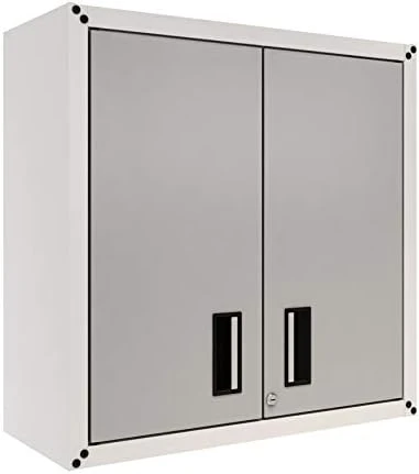 Itbe For Home Ready-to-Assemble Wall Steel Cabinet With Two Doors (White And Grey) 6 Itbe For Home Ready-to-Assemble Wall Steel Cabinet With Two Doors (White And Grey) - Image 6
