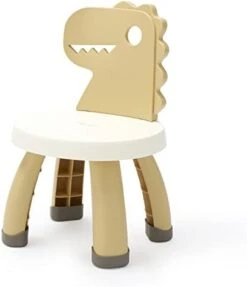 Toddler Chair,Plastic Kids Dino Chair,Sturdy Durable And Lightweight Toddler's Activity Chairs,Anti-Slip Ergonomic Design Kids Step Stool,Indoor Or Outdoor Use For Boys Girls Aged 2+ (Green) -Best Furniture Store 31g92vfM1AL. AC