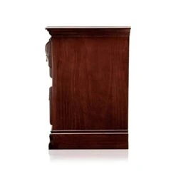 Of America FOA Hemps 2pc Brown Pine Wood Bedroom Set - King + Nightstand -Best Furniture Store 31gGAT1qE8L