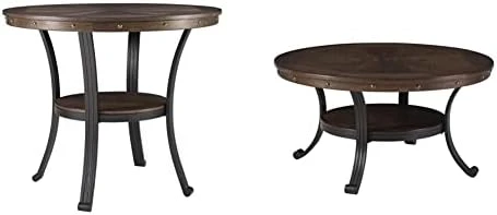 Powell Furniture Franklin Side Table, Small, Brown 5 Powell Furniture Franklin Side Table, Small, Brown - Image 5