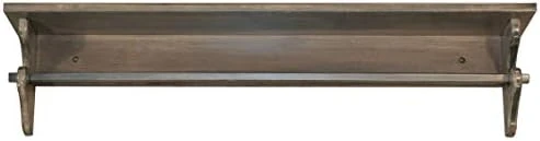 RRD Mounted Quilt Rack With Shelf – Amish Made Quilt Hangers For Wall Hangings With Display Shelf – Rustic Quilt Wall Hangers For Twin To King Blankets (Oak Wood, Michaels Stain, 36” L) 13 RRD Mounted Quilt Rack With Shelf – Amish Made Quilt Hangers For Wall Hangings With Display Shelf – Rustic Quilt Wall Hangers For Twin To King Blankets (Oak Wood, Michaels Stain, 36” L) - Image 13