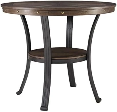 Powell Furniture Franklin Side Table, Small, Brown 6 Powell Furniture Franklin Side Table, Small, Brown - Image 6