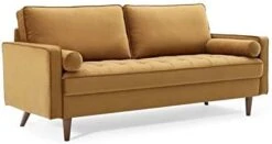 Modway Valour Performance Velvet Upholstered Tufted Sofa, Mint -Best Furniture Store 31iAZwiAwoL. AC