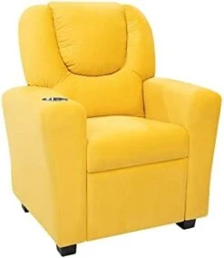 Naomi Home Kids Recliner Chair With Footrest & 2 Cup Holders, Push Back Toddler Recliner With Cup Holder, Microfiber Kids' Recliners For Age 3+, Kid Recliners For Girls Boys (Basic, Navy) -Best Furniture Store 31iPKZ3IxL. AC