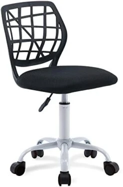 Villeston Desk Chair For Boys Girls And Teens Mesh Computer Bedroom Office Study Chair Ergonomic Small Swivel Height Adjustable Chair With Wheels, Black -Best Furniture Store 31jDwUqhIPL. AC