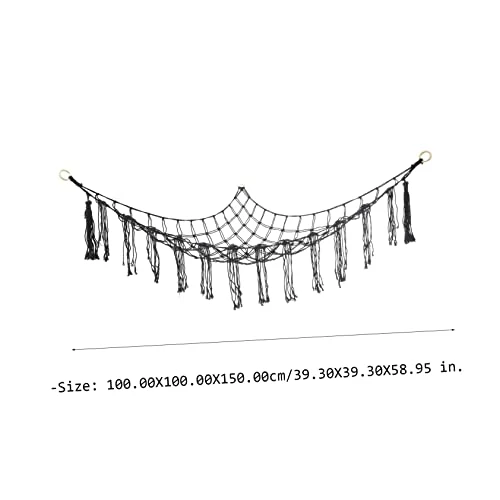 Ibasenice Children's Toy Net Bag Triangle Hammock Soft Toys For Girls Plush Stuffed Animals Corner Stuffed Animal Hammock Stuffed Animal Storage Toy Net Hammock Animal Toy Mesh Holder Lace 5 Ibasenice Children's Toy Net Bag Triangle Hammock Soft Toys For Girls Plush Stuffed Animals Corner Stuffed Animal Hammock Stuffed Animal Storage Toy Net Hammock Animal Toy Mesh Holder Lace - Image 5