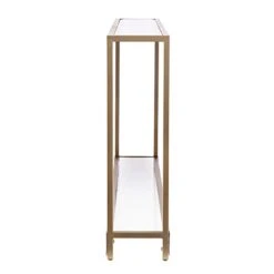 SEI Furniture Bergen Narrow Metal Console Table, Gold 10 SEI Furniture Bergen Narrow Metal Console Table, Gold -Best Furniture Store 31k2OjHsd8L