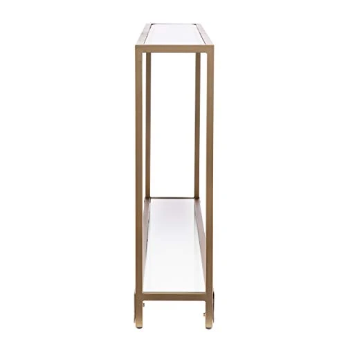 SEI Furniture Bergen Narrow Metal Console Table, Gold 4 SEI Furniture Bergen Narrow Metal Console Table, Gold - Image 4