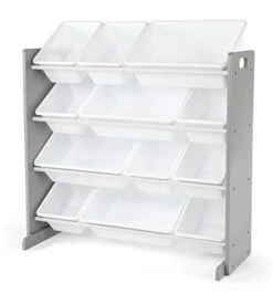 Humble Crew, Grey/White Kids Toy Organizer With 12 Storage Bins, Toddler & Kids Book Rack Storage Bookshelf, White/Pastel (Pastel Collection) 8 Humble Crew, Grey/White Kids Toy Organizer With 12 Storage Bins, Toddler & Kids Book Rack Storage Bookshelf, White/Pastel (Pastel Collection) -Best Furniture Store 31k3KcfcNOL