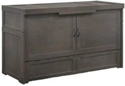 Murphy Cube Queen Cabinet Bed Professionally Assembled By SDS Cabinet Beds With Custom 6" Memory Foam Mattress (Dark Chocolate Finish) -Best Furniture Store 31keuEPDbZL. AC