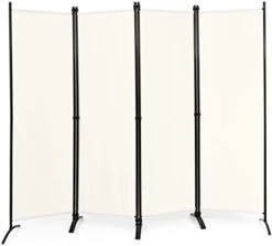 Giantex 6 Ft Tall 3 Panel Room Divider White, Lightweight Portable Folding Privacy Screen, Freestanding Partition Wall Divider And Separator For Bedroom Home Office Apartment Studio -Best Furniture Store 31lYP5ZEjL. AC
