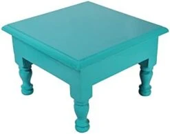 Lalhaveli Wooden Chowki For Puja Chowki For Sitting Kids Stool Study Room Décor 13 Inch Chowki -Best Furniture Store 31mPbLl4lUL. AC