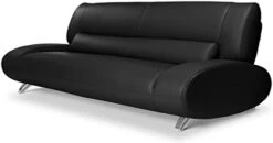 Zuri Modern Aspen White Microfiber Leather Sofa Set With Loveseat And Chair -Best Furniture Store 31mn Yn2BRL. AC