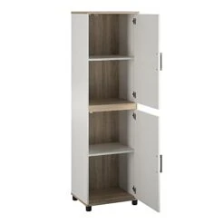 UFOM 2 Door Kitchen Pantry Cabinet, White -Best Furniture Store 31nPKJa800L