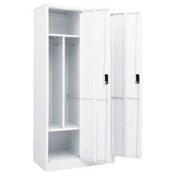Wardrobe Steel Storage Chests White 31.5"x19.7"x70.9" 10 Wardrobe Steel Storage Chests White 31.5"x19.7"x70.9" -Best Furniture Store 31ndxwoDCoL