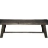 Alpine Furniture Newberry Bench, Dark Salvage Gray