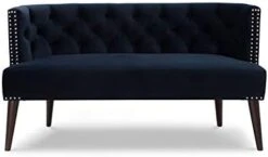 Jennifer Taylor Home Celine Settee, Sky Neutral -Best Furniture Store 31pzLS2SSsL. AC