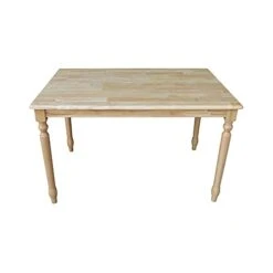 International Concepts 30 By 48-Inch Solid Wood Top Table, Natural 7 International Concepts 30 By 48-Inch Solid Wood Top Table, Natural -Best Furniture Store 31rC36gEwKS