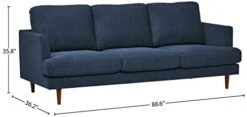 Amazon Brand – Rivet Goodwin Modern Sofa Couch, 88.6"W, Navy Blue 17 Amazon Brand – Rivet Goodwin Modern Sofa Couch, 88.6"W, Navy Blue -Best Furniture Store 31rhPTVlnrL