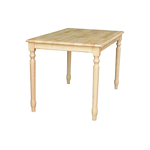 International Concepts 30 By 48-Inch Solid Wood Top Table, Natural 1 International Concepts 30 By 48-Inch Solid Wood Top Table, Natural