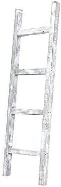 BarnwoodUSA Rustic Farmhouse Decorative Ladder - Our 5 Ft Ladder Can Be Mounted Horizontally Or Vertically And Is Crafted From 100% Recycled And Reclaimed Wood | No Assembly Required | Brown 14 BarnwoodUSA Rustic Farmhouse Decorative Ladder - Our 5 Ft Ladder Can Be Mounted Horizontally Or Vertically And Is Crafted From 100% Recycled And Reclaimed Wood | No Assembly Required | Brown - Image 14