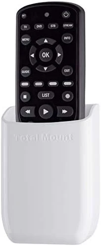 TotalMount Hole-Free Remote Holder – Eliminates Need To Drill Holes In Your Wall (Black Remote Control Holder, Quantity 1) 7 TotalMount Hole-Free Remote Holder – Eliminates Need To Drill Holes In Your Wall (Black Remote Control Holder, Quantity 1) - Image 7