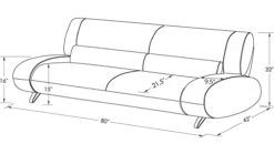 Zuri Modern Aspen White Microfiber Leather Sofa Set With Loveseat And Chair -Best Furniture Store 31tz1f04ZyL