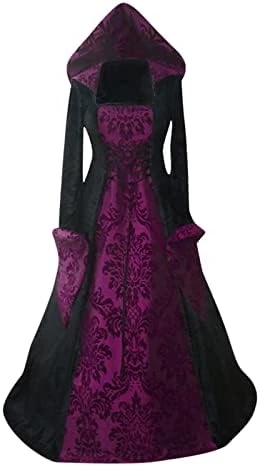 JEGULV Womens Fancy Gowns Renaissance Medieval Costume Irish Long Over Dress Victorian Vintage Halloween Ball Gown Dress 9 JEGULV Womens Fancy Gowns Renaissance Medieval Costume Irish Long Over Dress Victorian Vintage Halloween Ball Gown Dress - Image 9