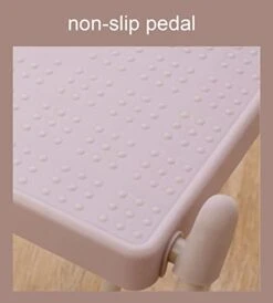 GENERIC 3-Step Steel Ladder Folding Step Ladder With Wide Anti-Slip Pedal Multipurpose Step Ladder Flower Stand Shelf Organizer For Household Kitchen Office 330lbs Load Capacity (Color : Bruin) -Best Furniture Store 31uDh5MpZgL