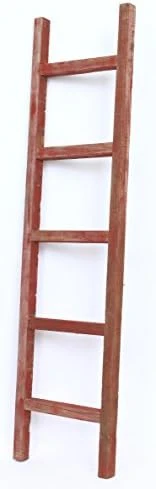 BarnwoodUSA Rustic Farmhouse Decorative Ladder - Our 5 Ft Ladder Can Be Mounted Horizontally Or Vertically And Is Crafted From 100% Recycled And Reclaimed Wood | No Assembly Required | Brown 11 BarnwoodUSA Rustic Farmhouse Decorative Ladder - Our 5 Ft Ladder Can Be Mounted Horizontally Or Vertically And Is Crafted From 100% Recycled And Reclaimed Wood | No Assembly Required | Brown - Image 11