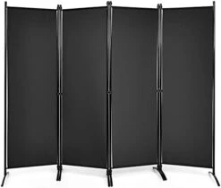 Giantex 6 Ft Tall 3 Panel Room Divider White, Lightweight Portable Folding Privacy Screen, Freestanding Partition Wall Divider And Separator For Bedroom Home Office Apartment Studio -Best Furniture Store 31v9ktkAGuL. AC