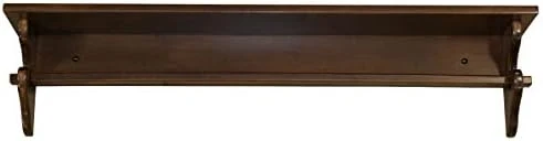 Mounted Quilt Rack With Shelf – Amish Made Quilt Hangers For Wall Hangings With Display Shelf – Rustic Quilt Wall Hangers For Twin To King Blankets (Cherry Wood, Cherry Stain, 60” L) 7 Mounted Quilt Rack With Shelf – Amish Made Quilt Hangers For Wall Hangings With Display Shelf – Rustic Quilt Wall Hangers For Twin To King Blankets (Cherry Wood, Cherry Stain, 60” L) - Image 7