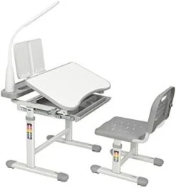 Gowxil Kids Functional Desk And Chair Set, Height Adjustable Children School Study Desk With Tilt Desktop, Bookstand, LED Light, Metal Hook And Storage Drawer For Boys Girls 12 Gowxil Kids Functional Desk And Chair Set, Height Adjustable Children School Study Desk With Tilt Desktop, Bookstand, LED Light, Metal Hook And Storage Drawer For Boys Girls -Best Furniture Store 31wccXHmSL. AC