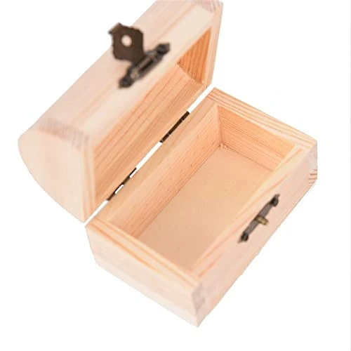 Boxes Wooden Treasure Chest Wooden Jewelry Storage Box Cabinet Storage 6 Boxes Wooden Treasure Chest Wooden Jewelry Storage Box Cabinet Storage - Image 6