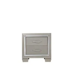 Picket House Furnishings Glamour Nightstand Modern/Contemporary/Champagne/Solid Wood And Plywood Framing -Best Furniture Store 31xu4d57UBL