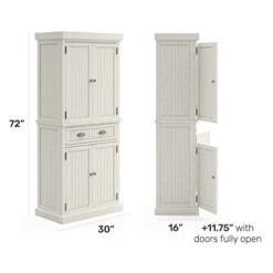 Homestyles Nantucket Pantry, 30", Off White -Best Furniture Store 31y1L0PoXVL
