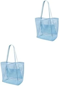 Anneome 2pcs Mesh Cutout Bag Travel Sling Bag For Women Beach Tote Bag Womens Beach Bag Large Sling Bag For -Best Furniture Store 31yd2PX07qL. AC