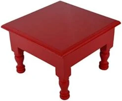 Lalhaveli Wooden Chowki For Puja Chowki For Sitting Kids Stool Study Room Décor 13 Inch Chowki -Best Furniture Store 31yfrR0RyoL. AC