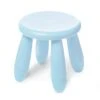 Soerreo Children's Footstools, Kindergarten Learning Stools,Children's Dresser Stool, Plastic Light Footstools Are Durable And Movable (Blue)
