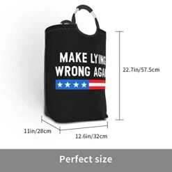 GENERIC Make Lying Wrong Again Baseball Laundry Hamper Storage Basket Toys Clothes Organizer Bin For Home Bathroom Bedroom Dorm Nursery 8 GENERIC Make Lying Wrong Again Baseball Laundry Hamper Storage Basket Toys Clothes Organizer Bin For Home Bathroom Bedroom Dorm Nursery -Best Furniture Store 31yuwNSRNoL
