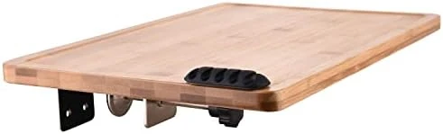 Bamboo Bedside Shelf, Easy Assemble Bunk Bed Shelf, Bedside Shelf For Bed College Dorm Room With A Cable Manager, Versatile Use As Snack Bedside Table (Natural) 5 Bamboo Bedside Shelf, Easy Assemble Bunk Bed Shelf, Bedside Shelf For Bed College Dorm Room With A Cable Manager, Versatile Use As Snack Bedside Table (Natural) - Image 5