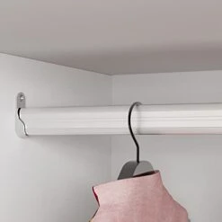 Wardrobe Armoire Wooden Closet With 4 Doors, 2 Drawers, 6 Storage Cubes And 2 Hanging Rods For Bedroom, White (63”L X 18.9”W X 70.9”H) -Best Furniture Store 31ziCIhIAHL