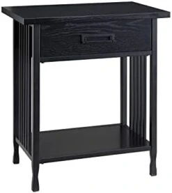 Leick Home Ironcraft Foyer Bookcase With Drawer, Black -Best Furniture Store 31zizrVKFVL. AC