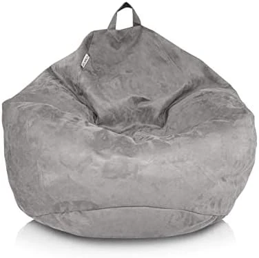 Delmach Bean Bag Chair Cover (No Filler) | Bird's Nest Shape | Adult Size | Microsuede | Stuffed Animal Storage For Kids Or Memory Foam| Double Stitched | Durable Zipper | Soft Premium 7 Delmach Bean Bag Chair Cover (No Filler) | Bird's Nest Shape | Adult Size | Microsuede | Stuffed Animal Storage For Kids Or Memory Foam| Double Stitched | Durable Zipper | Soft Premium - Image 7